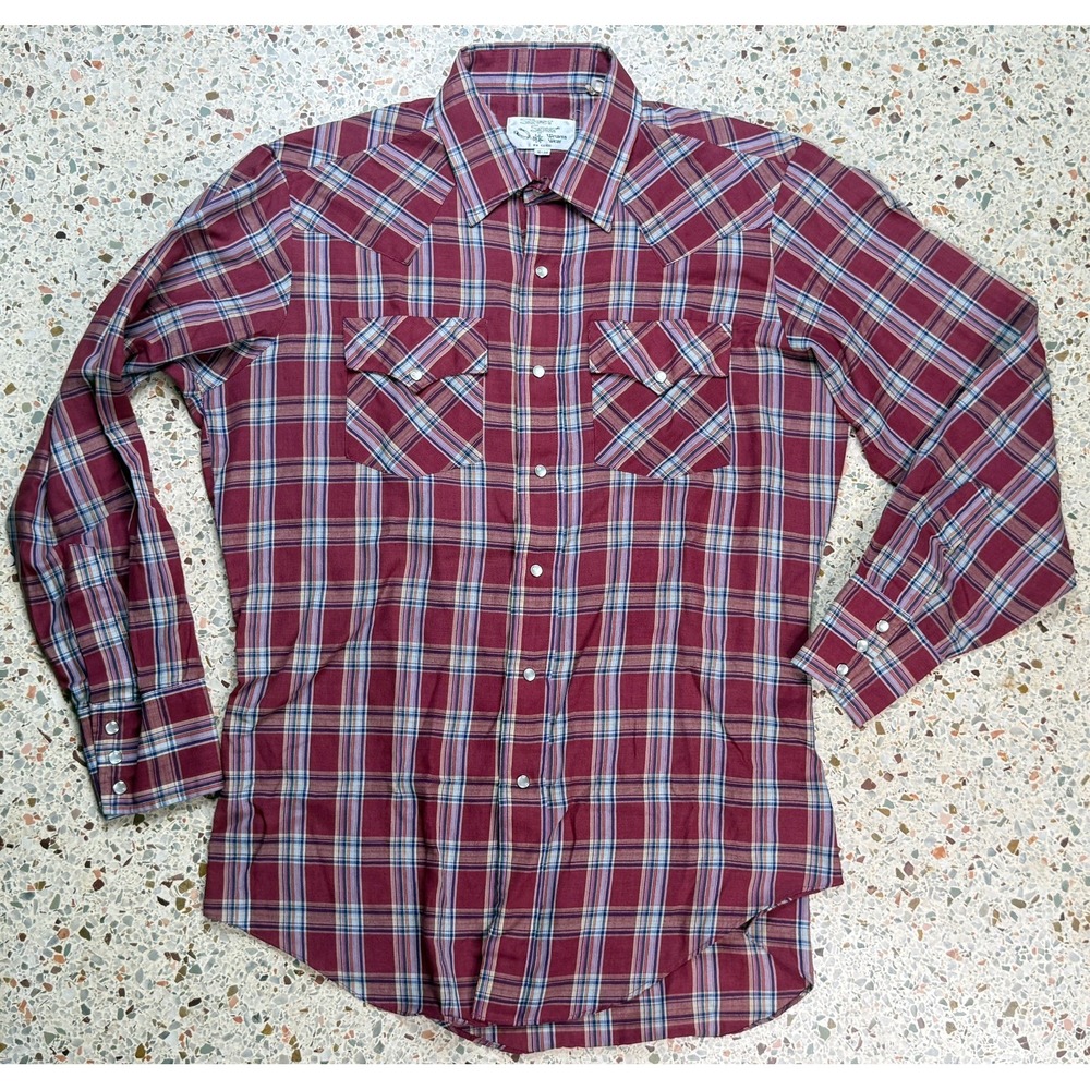 Silver Spur Western Wear Men's Vtg Snap Button Western Shirt Size 16-34